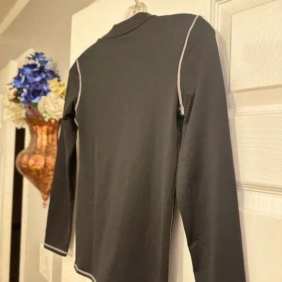 Champion Charcoal Long Sleeve Kids Tee - Picture 3 of 8